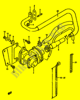 SYSTÈME DE RECYCLAGE GAZ D'ECHAPPEMENT (DR350SHN/SHP E18) pour Suzuki DR 350 1991