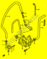 SYSTÈME DE RECYCLAGE GAZ D'ECHAPPEMENT (E18) pour Suzuki DR 650 1992