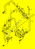 SYSTÈME DE RECYCLAGE GAZ D'ECHAPPEMENT (E18,E39) pour Suzuki DR 650 1990