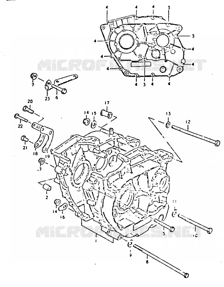 CARTER Suzuki MOTO 400 DR 1981  DR400SX(T/X)