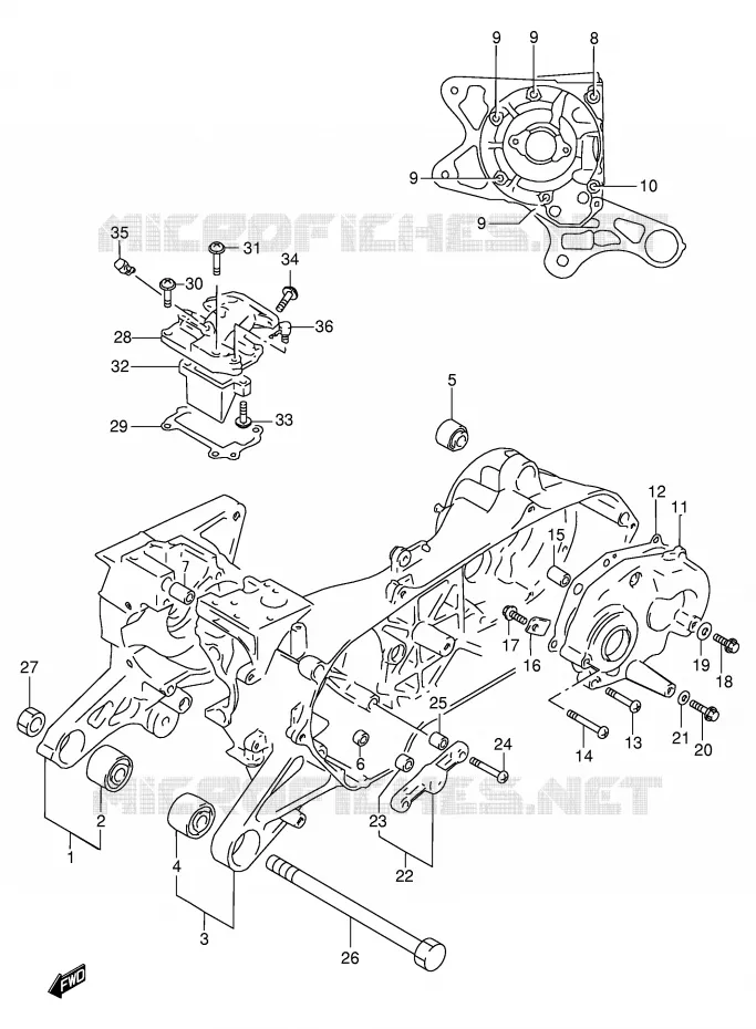 CARTER Suzuki SCOOTER 100 ADDRESS 1999  AG100X(E71)