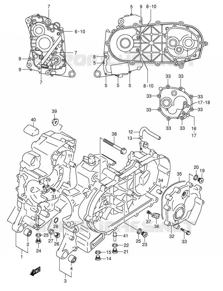 CARTER Suzuki SCOOTER 400 BURGMAN 2006  AN400SK6(E2)
