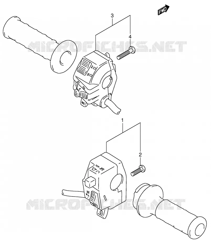 COMMODOS (MODELE T) Suzuki MOTO 650 DR 1996  DR650RSET(E4)