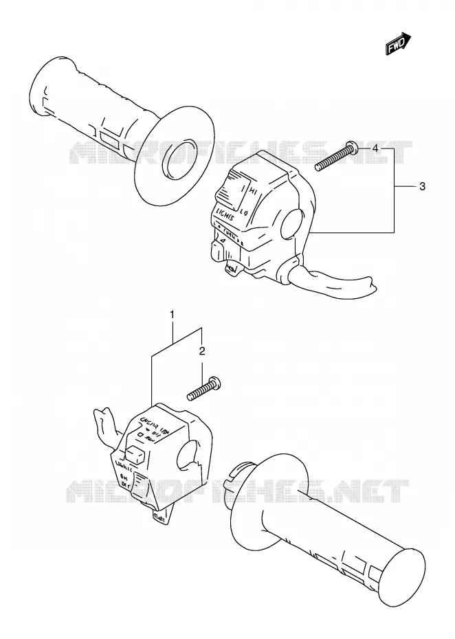 COMMODOS Suzuki MOTO 125 DR 1994  DR125SER(E4)