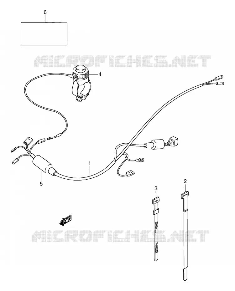 FAISCEAU ELECTRIQUE Suzuki MOTO 80 DS 2000  DS80Y(E24)