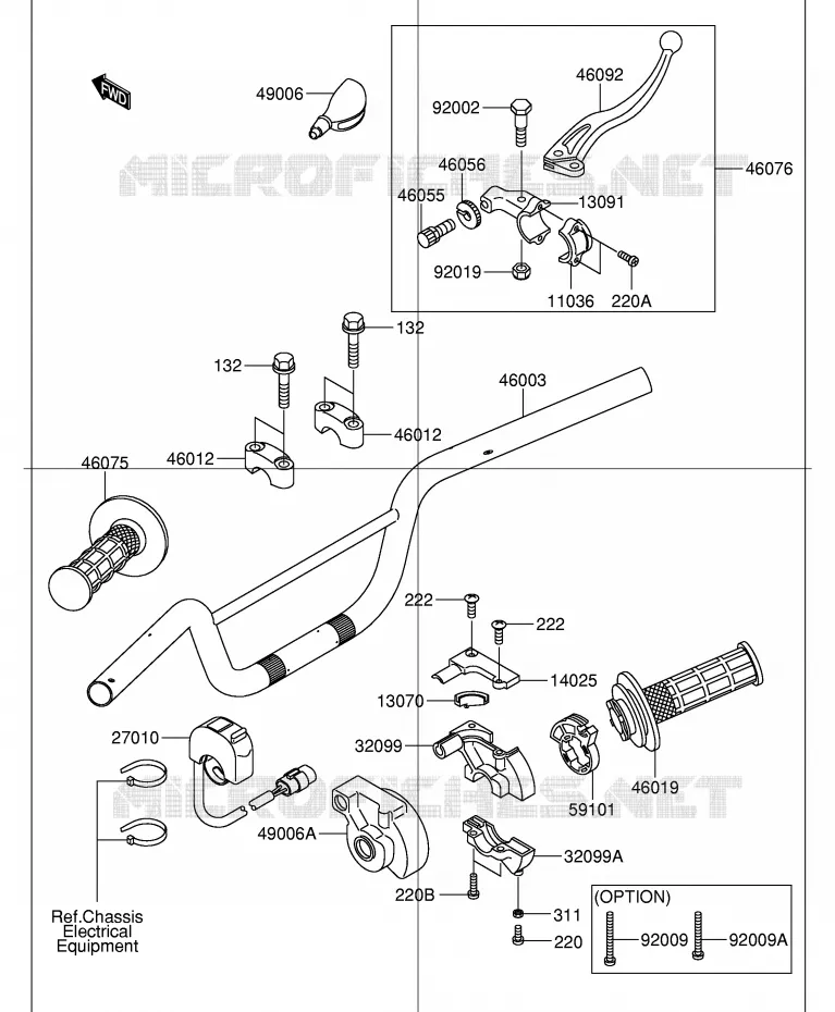 GUIDON Suzuki MOTO 110 DR-Z 2003  DR-Z110K3(E28)