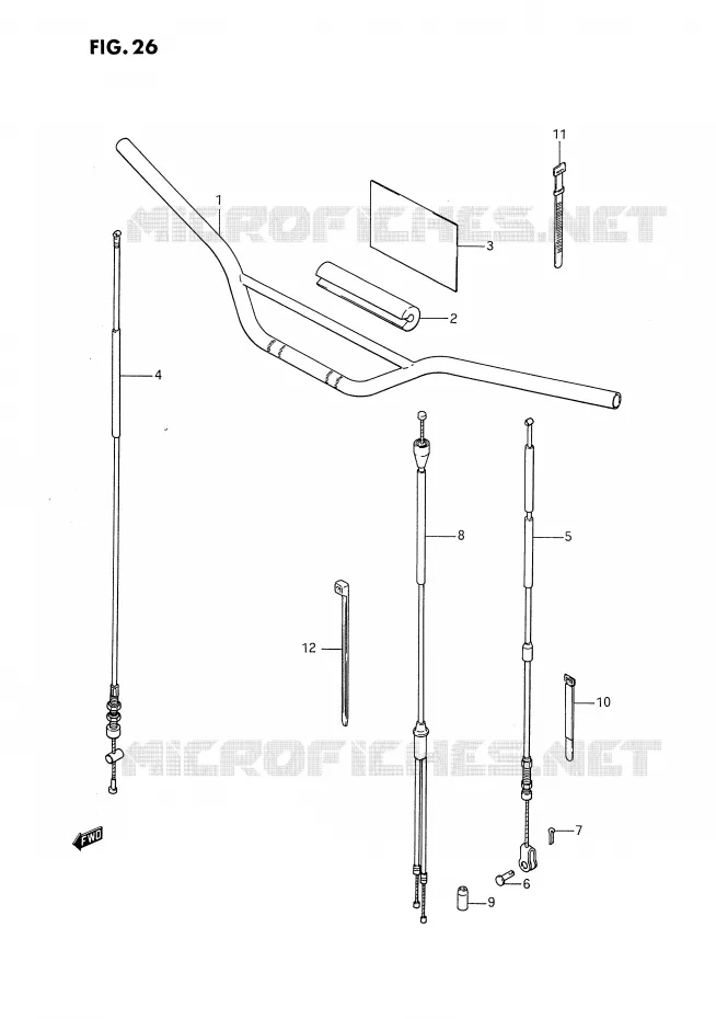 GUIDON Suzuki MOTO 80 DS 1986  DS80G(E24)