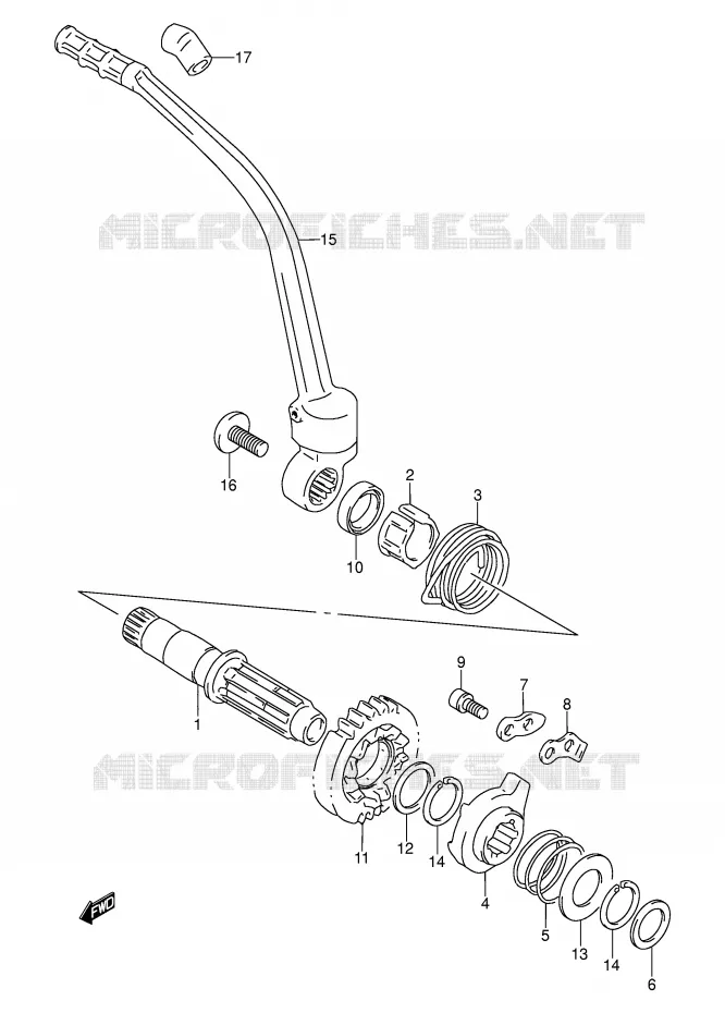 KICK Suzuki MOTO 250 DR 1990  DR250SL(E24)