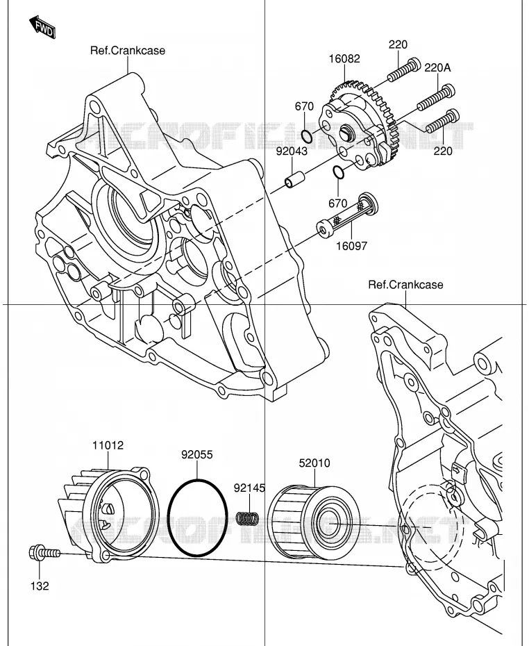 POMPE A HUILE Suzuki MOTO 110 DR-Z 2003  DR-Z110K3(E28)