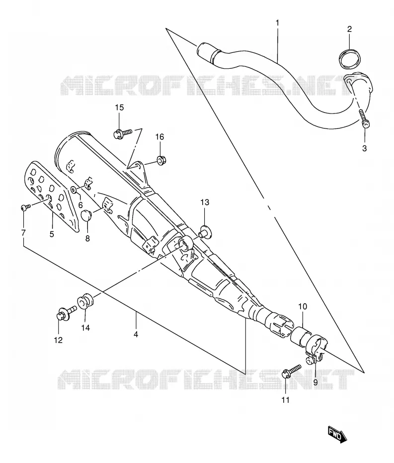 SILENCIEUX Suzuki MOTO 125 DR 1994  DR125SER(E4)