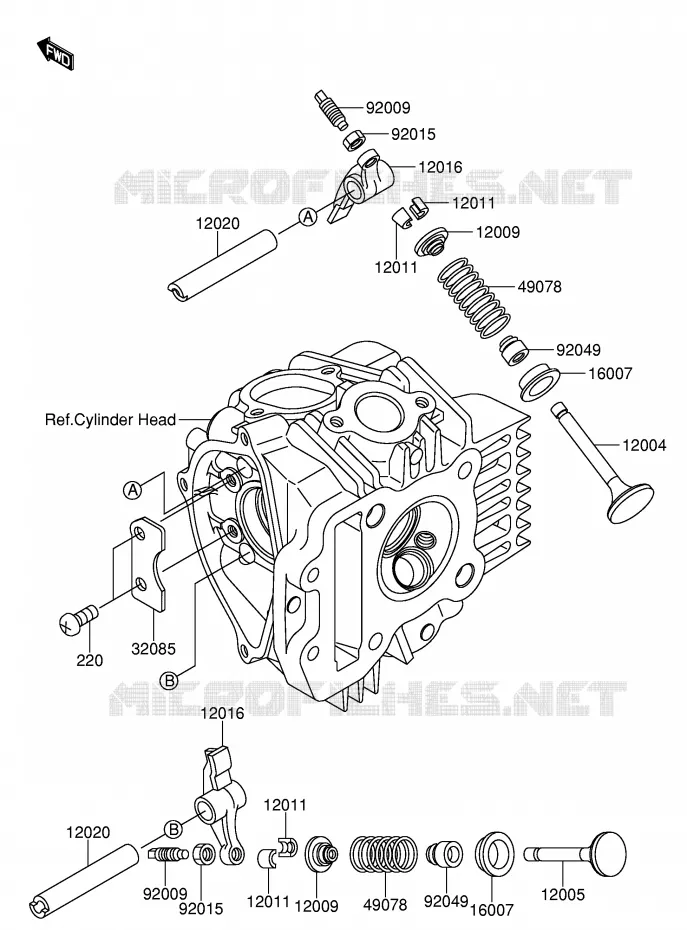 SOUPAPE Suzuki MOTO 110 DR-Z 2004  DR-Z110K4(E24)