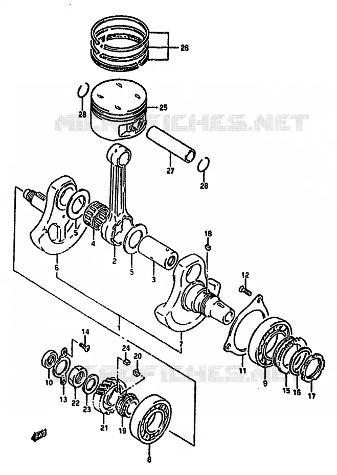 VILEBREQUIN Suzuki MOTO 650 DR 1992  DR650RUN(N/P/R)