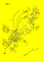 CARBURATEUR (FRONT)(MODELE H/J/K/L/M/N/P/R) pour Suzuki INTRUDER 1400 1989