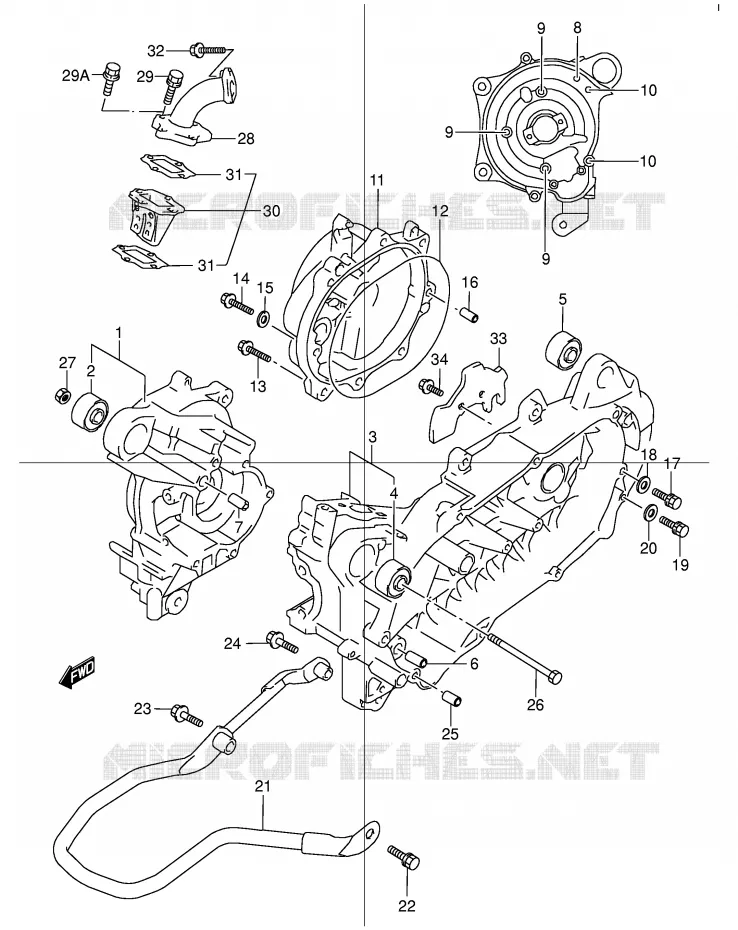 CARTER Suzuki MOTO 50 STREET-MAGIC 2000  TR50SY(E2)