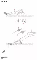 BEQUILLE (SV650A,SV650AU) pour Suzuki SV 650 2023
