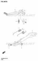 BEQUILLE (SV650XAU:M4:E02) pour Suzuki SV 650 2024