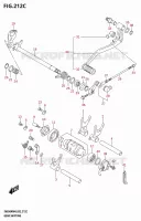 ENSEMBLE DE SELECTION DE VITESSES (SV650AU:M4:E02) pour Suzuki SV 650 2024