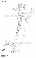 COLONNE DE DIRECTION (SV650A:M4:E33) pour Suzuki SV 650 2024