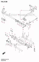 ENSEMBLE DE SELECTION DE VITESSES (SV650:M4:E33) pour Suzuki SV 650 2024