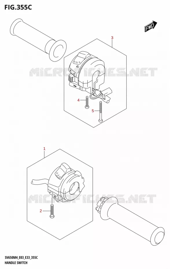 COMMODOS (SV650A:M4:E28) Suzuki MOTO 650 SV 2024  SV650AM4 E28 2024 M4 (E28)