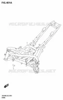 CADRE (SV650A) pour Suzuki SV 650 2025