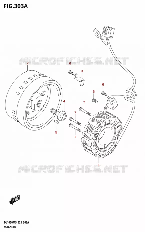 ALLUMAGE ROTOR - STATOR Suzuki MOTO 1050 V-STROM 2025  DL1050RJ 2025 M5 (E21)