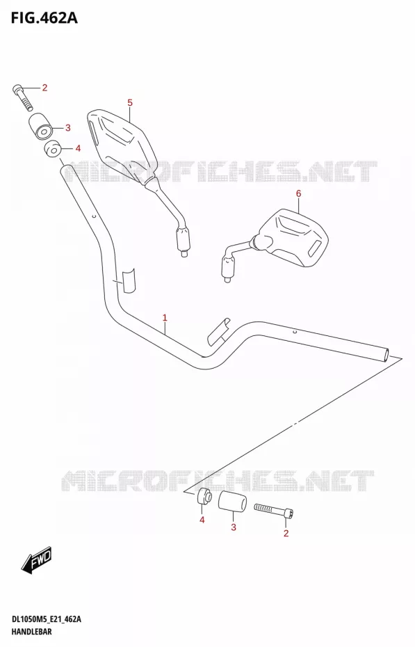 GUIDON (DL1050RJ) Suzuki MOTO 1050 V-STROM 2025  DL1050RJ 2025 M5 (E21)