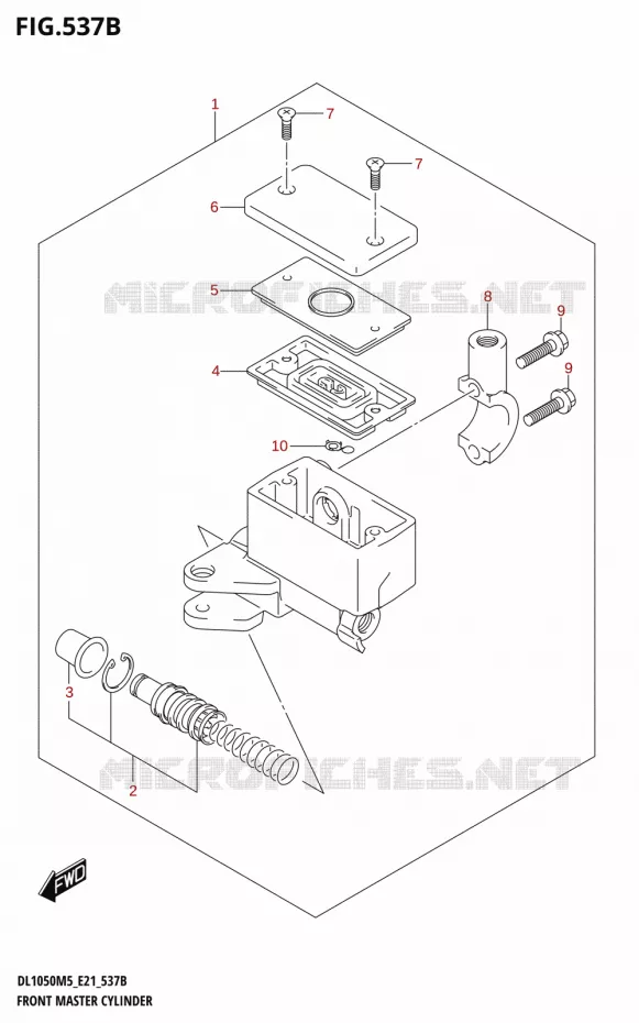 MAITRE CYLINDRE AVANT Suzuki MOTO 1050 V-STROM 2025  DL1050RJ 2025 M5 (E21)