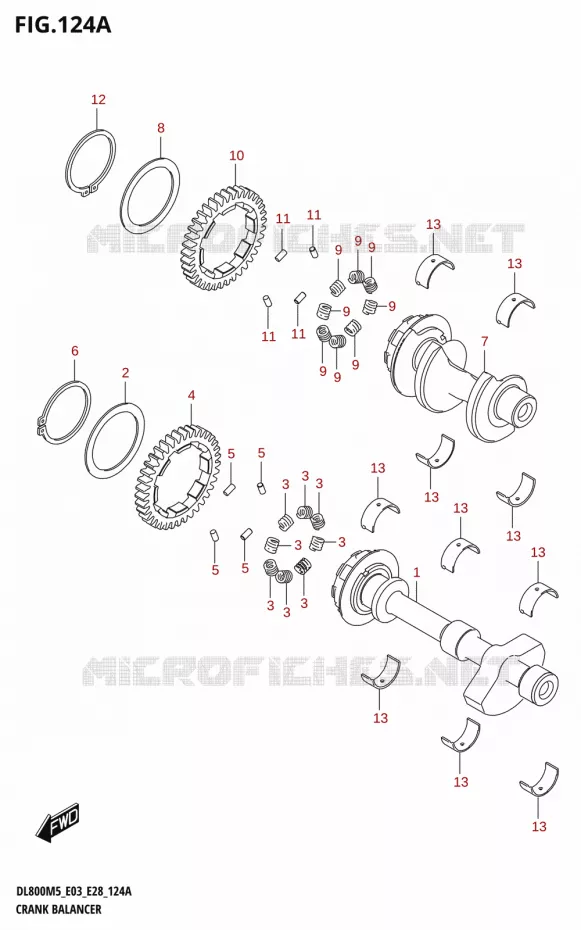 BALANCIER Suzuki MOTO 800 V-STROM 2025  DL800RQ 2025 M5 (E28)