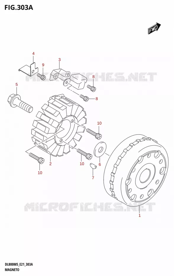 ALLUMAGE ROTOR - STATOR Suzuki MOTO 800 V-STROM 2025  DL800UQM5 E21 2025 M5 (E21)