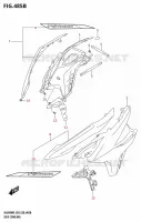 FLANCS DE CARENAGES (DL650XA) pour Suzuki V-STROM 650 2025