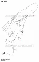 GARDE BOUE ARRIERE (DR Z125:E28) pour Suzuki DR-Z 125 2025