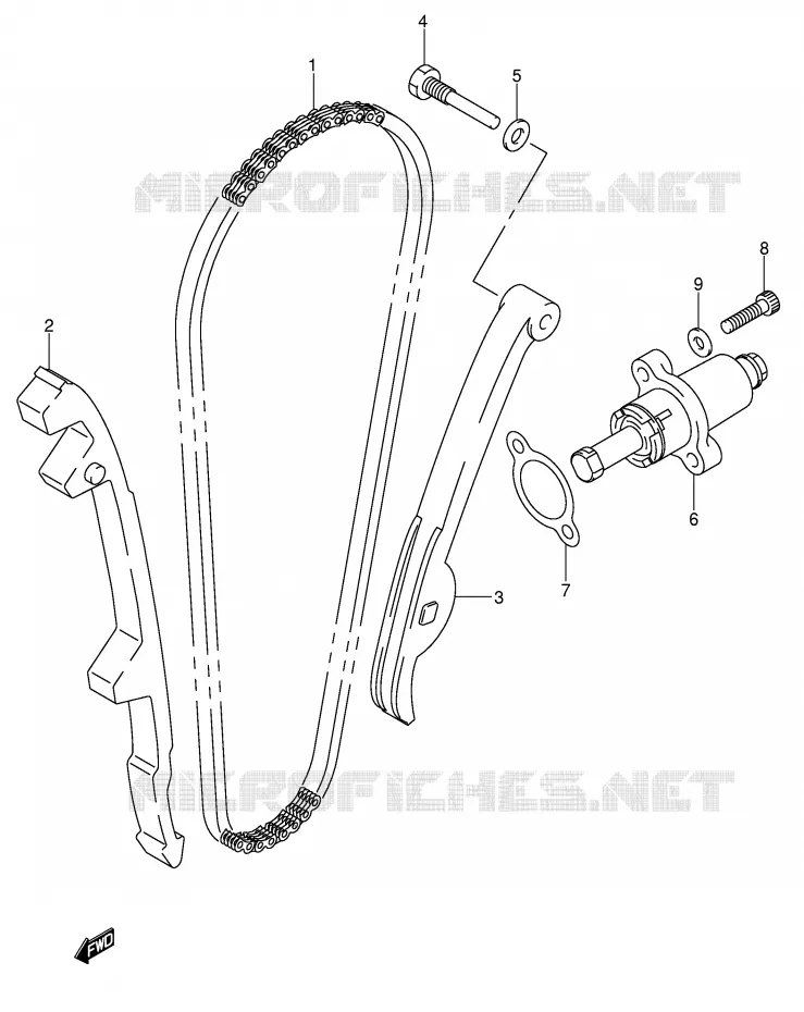 DISTRIBUTION Suzuki QUAD 500 KINGQUAD 2006  LT-A500FK6(P28/P33)
