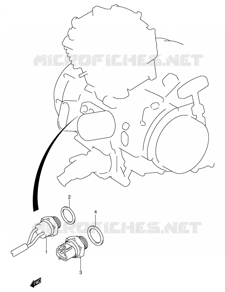 THERMOCONTACT Suzuki QUAD 400 EIGER 2004  LT-F400FK4(P3/P28)