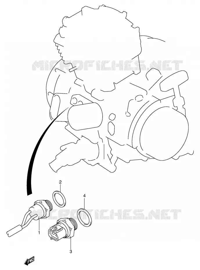 THERMOCONTACT Suzuki QUAD 400 EIGER 2006  LT-F400K6(P24)