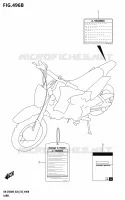 ETIQUETTE (E28) pour Suzuki DR 50 2025