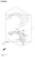 CAPOT DE SELLE (VZR1800:L8:E28) pour Suzuki BOULEVARD 1800 2018