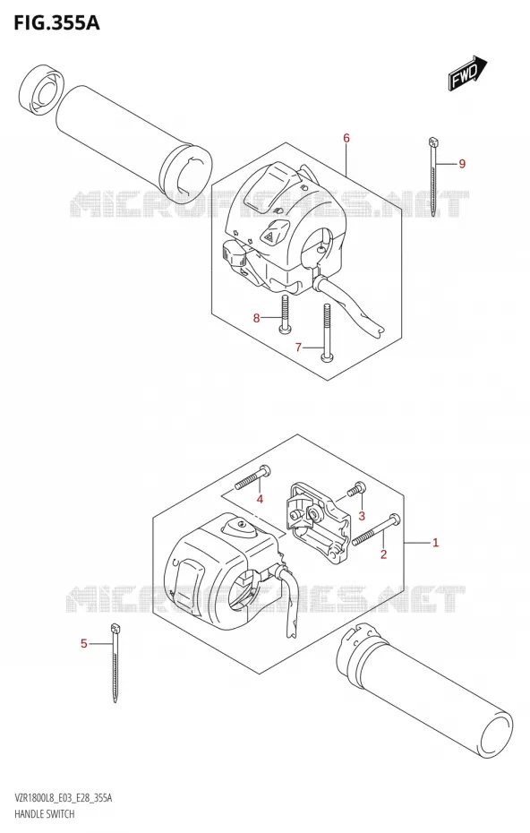 COMMODOS (VZR1800:L8:E28) Suzuki MOTO 1800 BOULEVARD 2018  VZR1800 2018 L8 (E28)