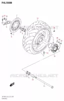 ROUE ARRIERE (VZR1800BZ:L9:E03) pour Suzuki BOULEVARD 1800 2019