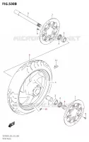 ROUE AVANT (VZR1800BZ:L9:E03) pour Suzuki BOULEVARD 1800 2019