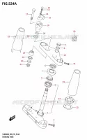 COLONNE DE DIRECTION pour Suzuki BOULEVARD 800 2024