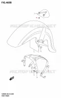 GARDE BOUE AVANT (VL800) pour Suzuki BOULEVARD 800 2025