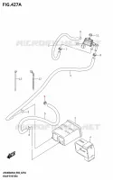 SYSTÈME DE RECYCLAGE VAPEURS CARBURANT pour Suzuki BURGMAN 400 2024
