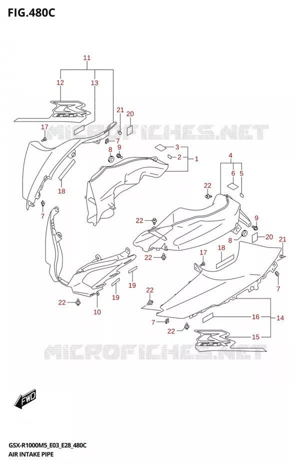 PRISE D AIR (GSX-R1000RZA) Suzuki MOTO 1000 GSX-R 2025  GSX-R1000A 2025 M5 (E28)