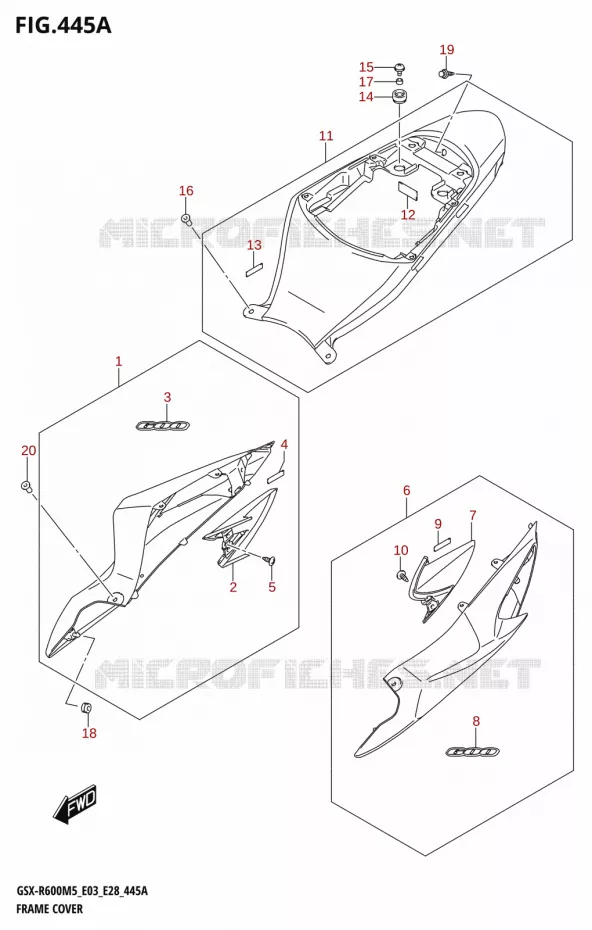 CARENAGES (GSX-R600) Suzuki MOTO 600 GSX-R 2025  GSX-R600 2025 M5 (E28)