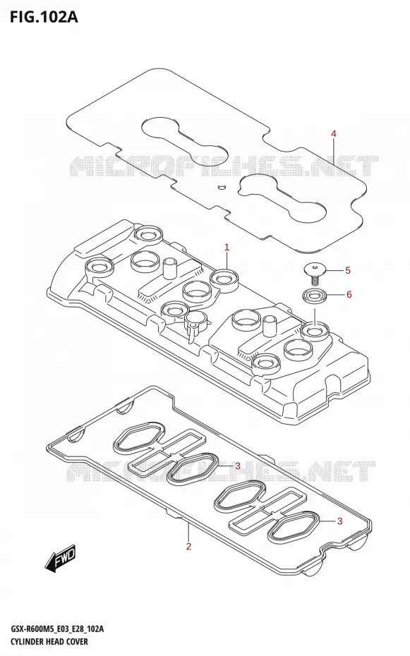COUVRE CULASSE Suzuki MOTO 600 GSX-R 2025  GSX-R600 2025 M5 (E28)