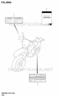 ETIQUETTE (E28) pour Suzuki DR 650 2024