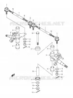 BIELLETTE DE DIRECTION   MOYEU pour Suzuki MINIQUAD-SPORT 50 2002