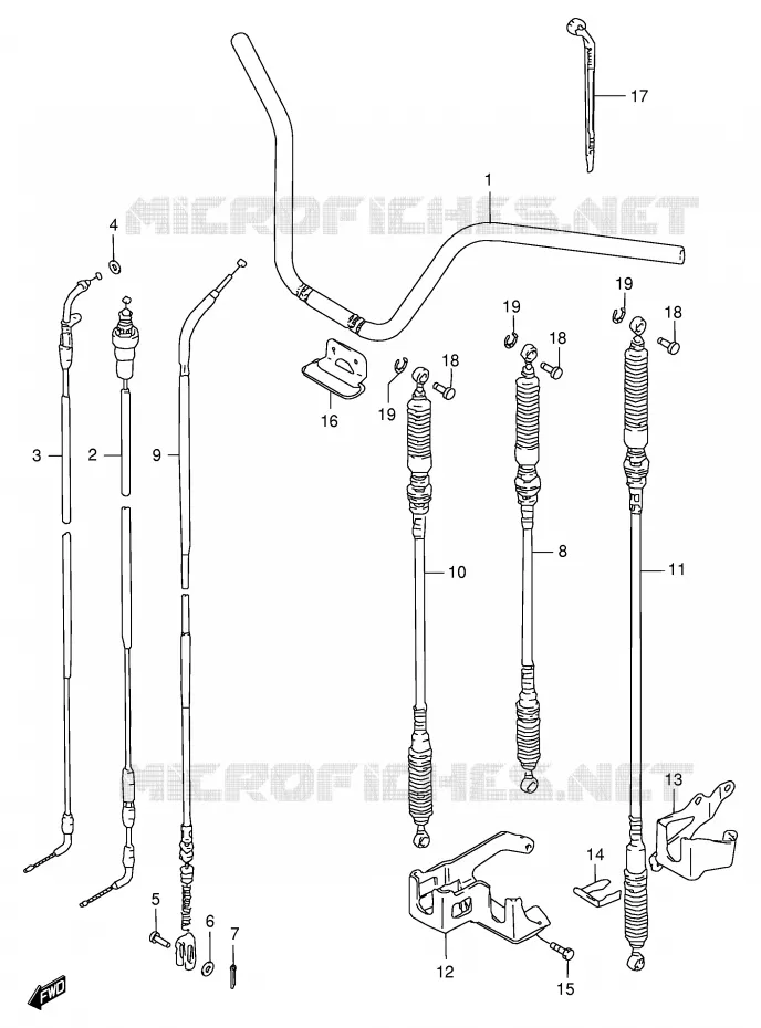 GUIDON Suzuki QUAD 300 KINGQUAD 2001  LT-F300K1(E24)