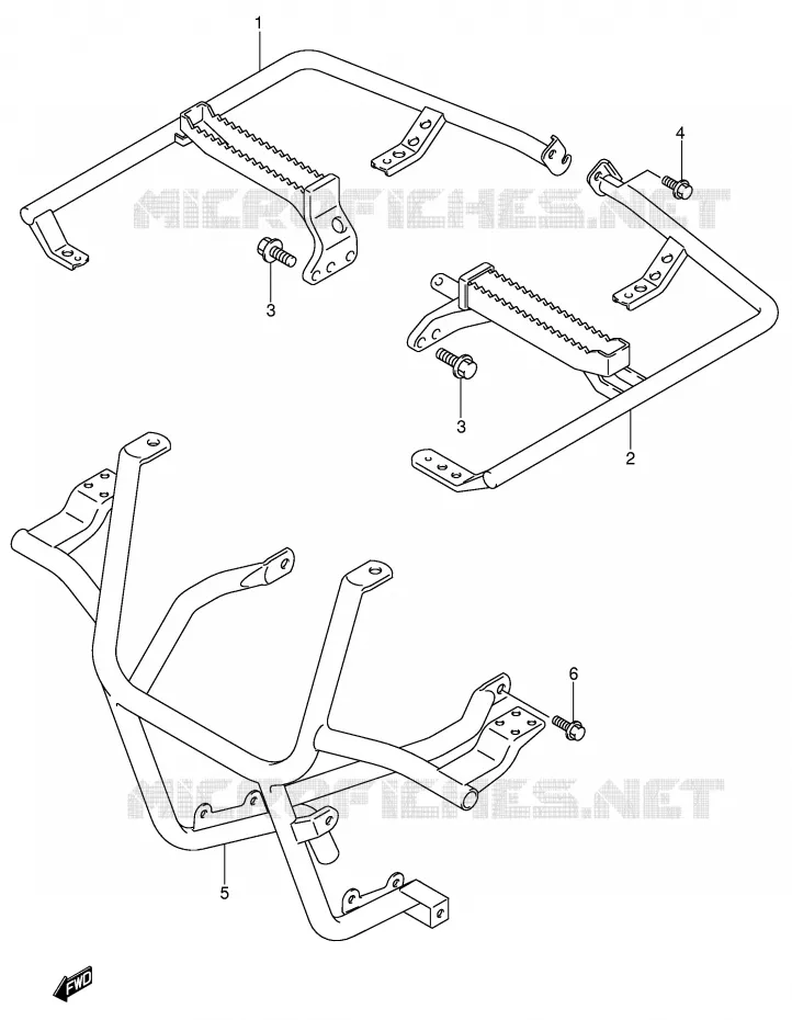 REPOSE PIED Suzuki QUAD 500 VINSON 2005  LT-A500FK5(P28/P33)